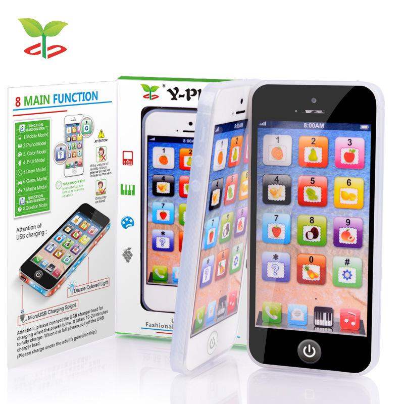 new phone english music simulation learning lighting toy mobile phone story machine cartoon early education toy mobile phone