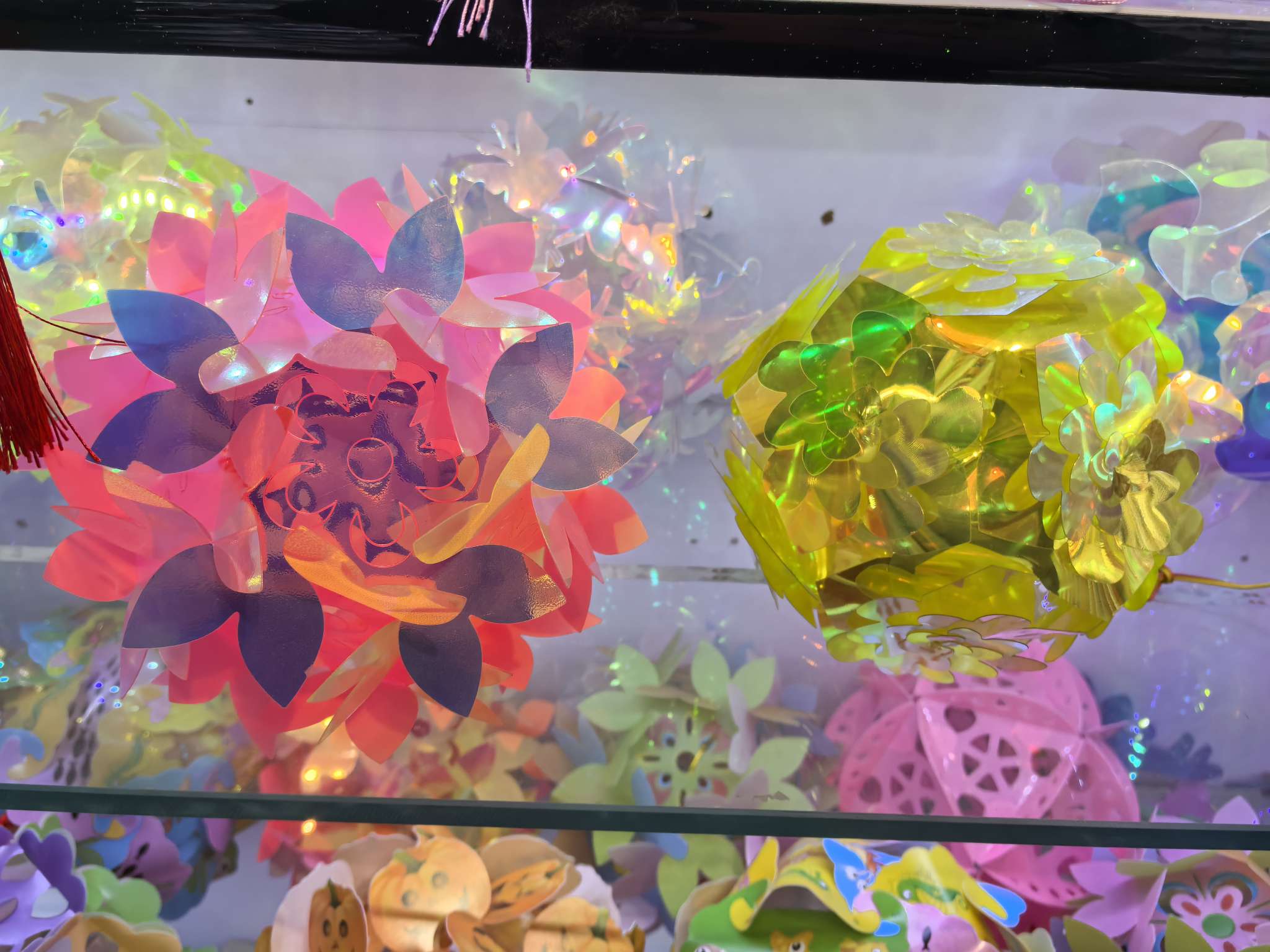 金翅膀儿童手工花灯炫彩灯笼diy手工课详情6