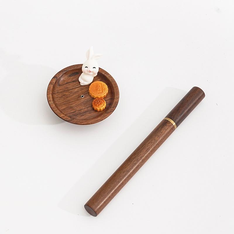 mid-autumn festival line incense burner small gifts jade hare reunion sandal wood incense burner advanced incense tube incense box wholesale Application Scenario