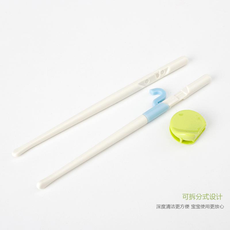 maternal and child supplies children's smart learning chopsticks baby baby exercise chopsticks early education chopsticks feeding tableware auxiliary chopsticks Specification drawing