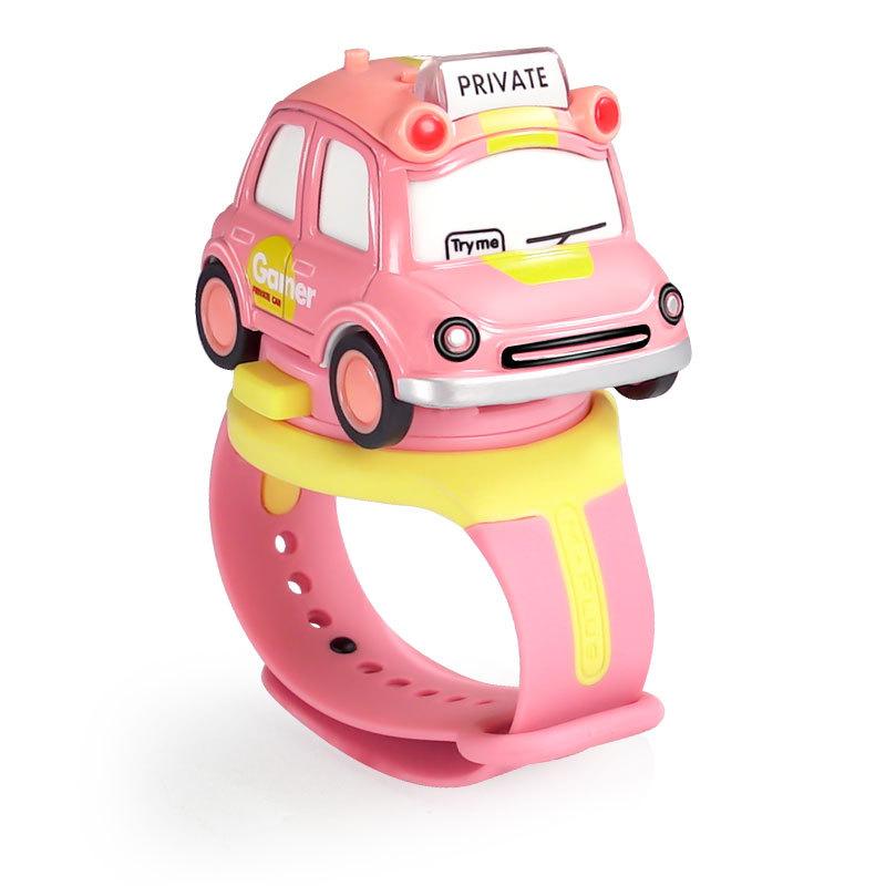 Children's Watch Cartoon Q Version Mini Detachable Alloy Car Model Induction sound and Light Children's Toys Cross-Border New Products Item Picture