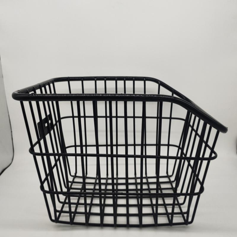 bicycle rear bicycle basket plus-sized rear schoolbag basket mountain bike lou folding electric bicycle basket basket student metal basket