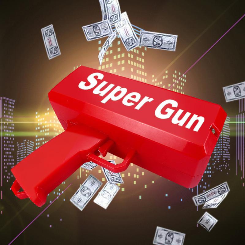 cross-border money gun electric money spray gun money jet adult game wedding party props dollar bill
