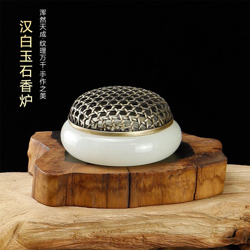 in stock jade incense burner agarwood incense coil burner stove home indoor sandalwood stove desktop decoration citron incense burner incense burner Application Scenario