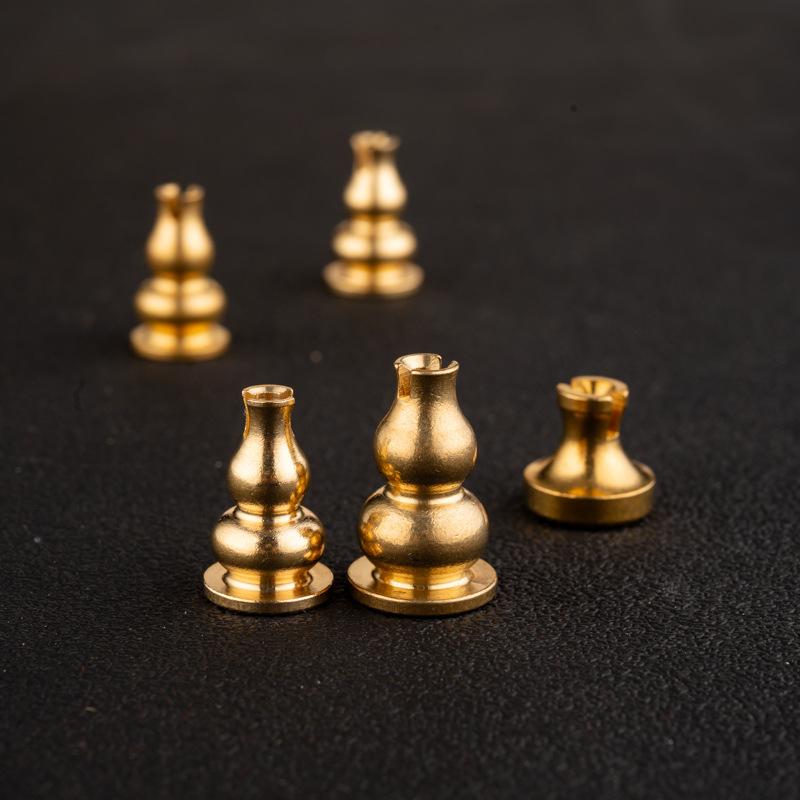 brass gourd incense base incense burner accessories household creative incense burner incense holder wholesale metal crafts gourd incense base