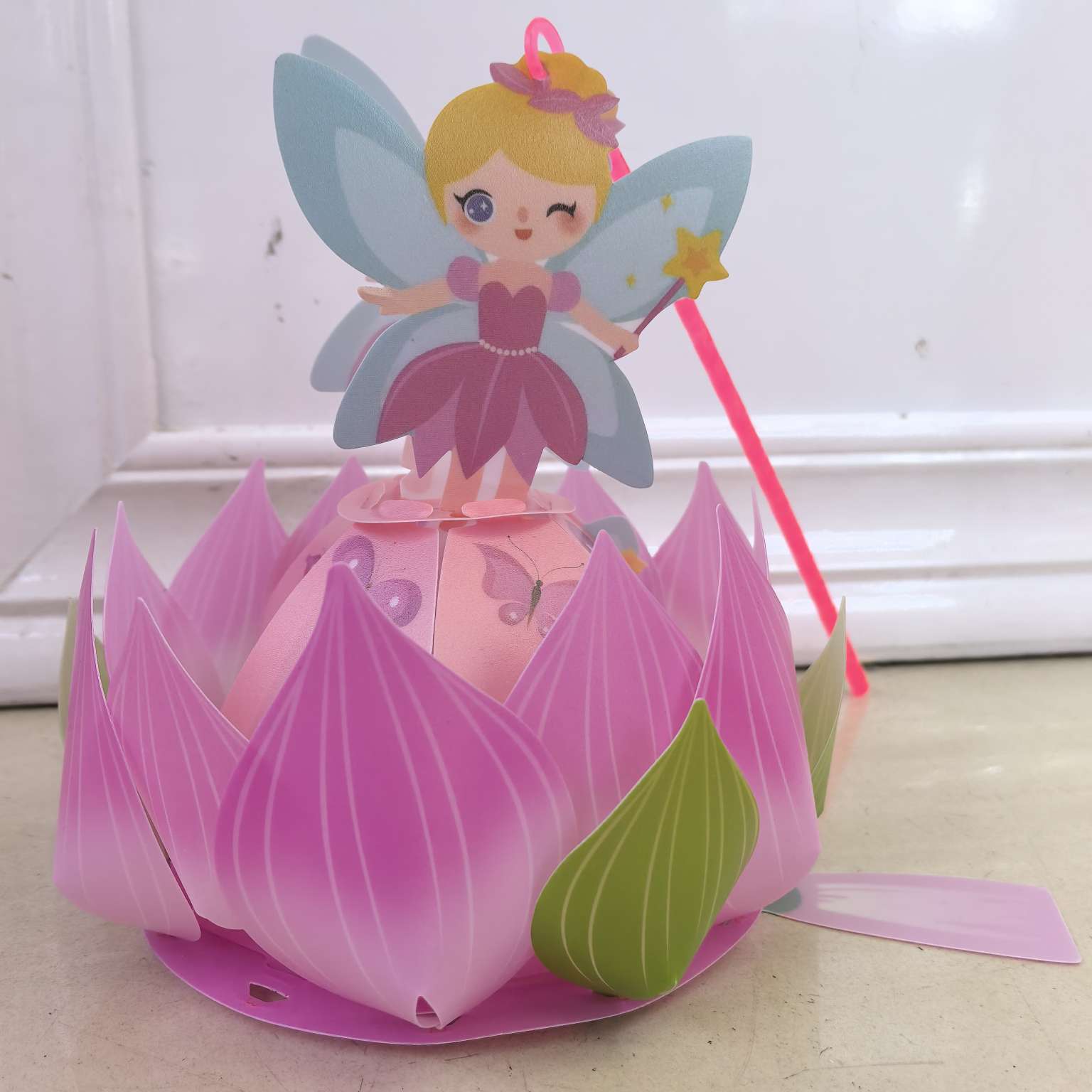 儿童玩具灯笼摆件荷花花开富贵灯笼兔子花仙子小龙儿灯笼详情6