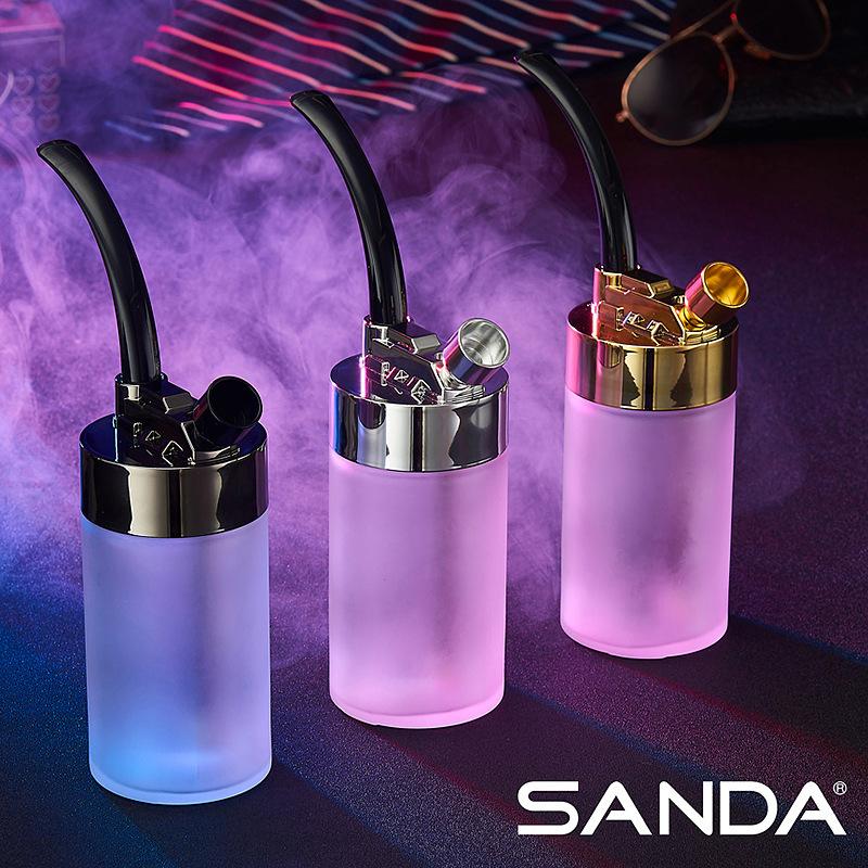 7305 frosted plastic dual-purpose hookah mini acrylic water filter tobacco pot durable hookah