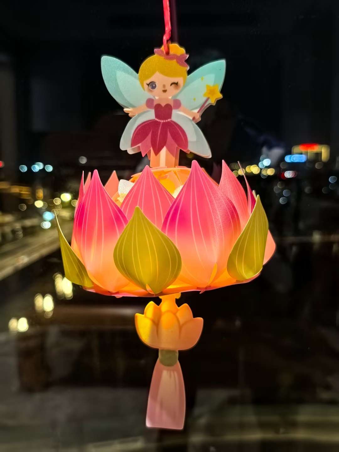 儿童玩具灯笼摆件荷花花开富贵灯笼兔子花仙子小龙儿灯笼详情10
