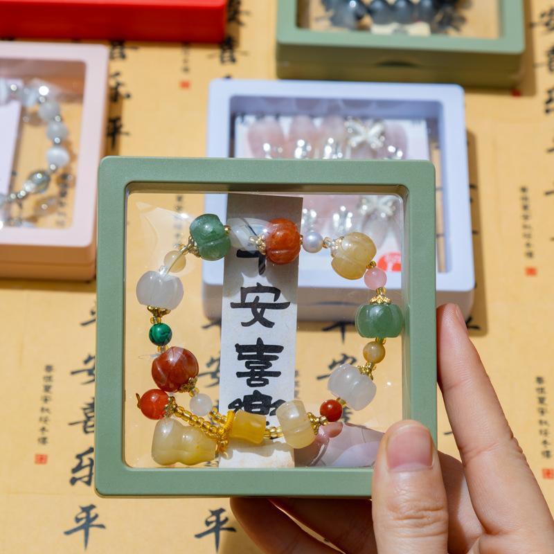 suspension box transparent jewelry packing box acrylic antique packing box bracelet storage box jewelry display box