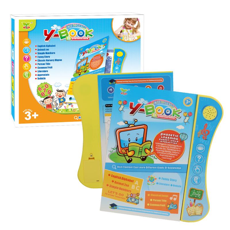 learning children's early education intelligent voice touch-and-talk learning book audio enlightenment english story machine pen-free toys