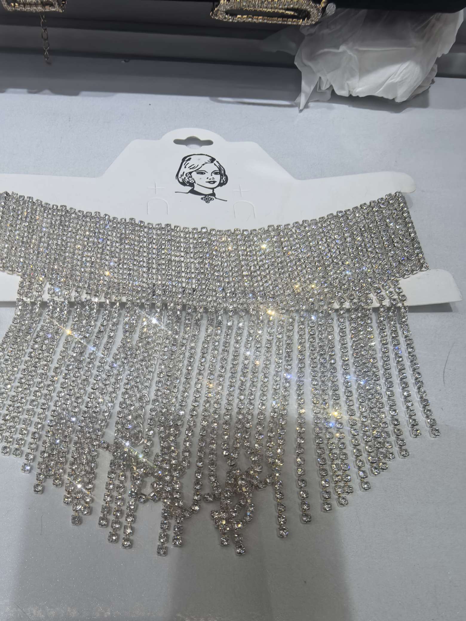 淡水珠饰品树脂珠手镯女不规则名媛款 水晶锆石套链项链 珠宝首饰定制 高档饰品精致典雅详情图2