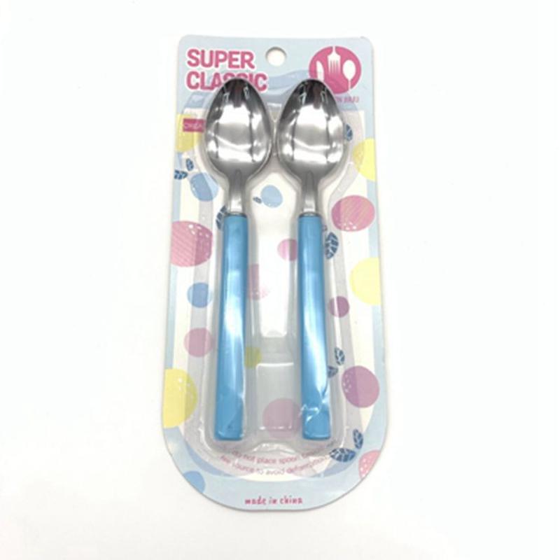 Stainless Steel Tableware Cartoon Suit Diamond Children's Spoon Fork Chopsticks Japanese-Style Ceramic Portable Tableware for Students details Picture