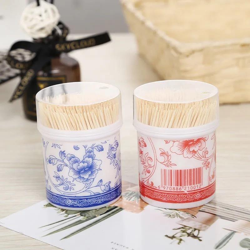 [full bottle] 2 yuan shop blue and white porcelain toothpick full bottle filling bottle toothpick 1 yuan 2 yuan shop supply
