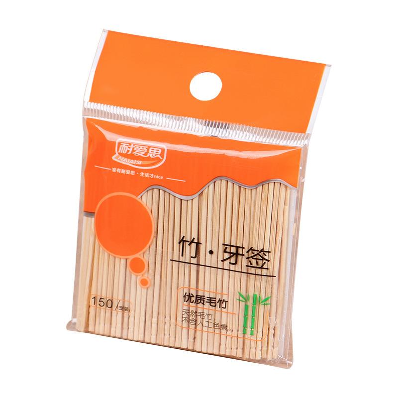 disposable household bamboo toothpick fruit bamboo signed 150 bags wholesale