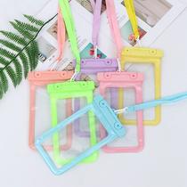 factory wholesale hd transparent mobile phone waterproof bag transparent touch screen takeaway swimming diving water-proof bag one piece dropshipping