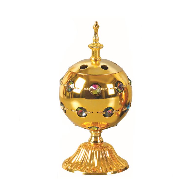 Arab Home Incense Burner Exquisite Domestic Sandalwood Metal Incense Burner Middle East Electric Incense Burner
