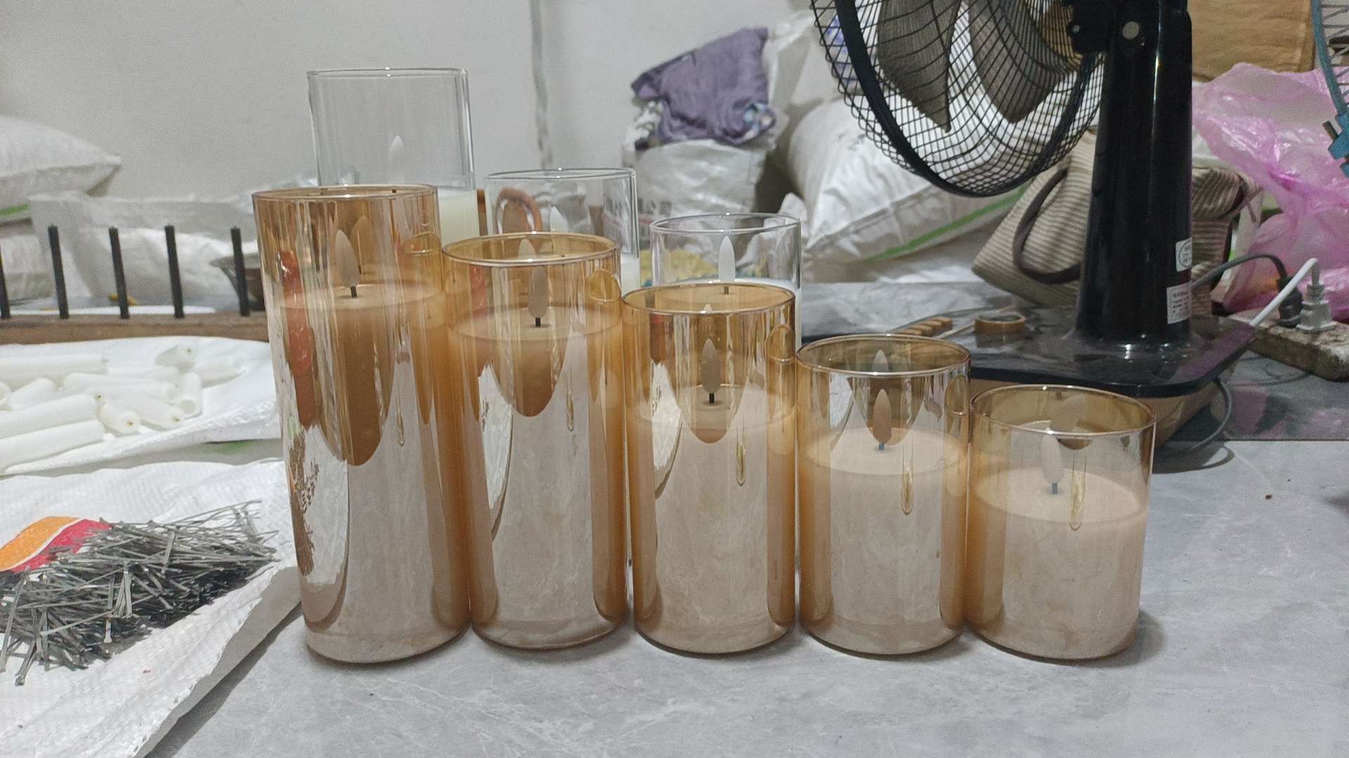 LED蜡烛灯实物图
