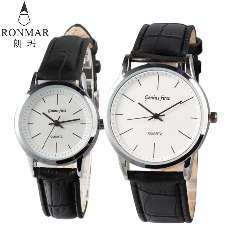 cross-border couple watch alloy belt student watch men's watch quartz watch female watches in stock wholesale