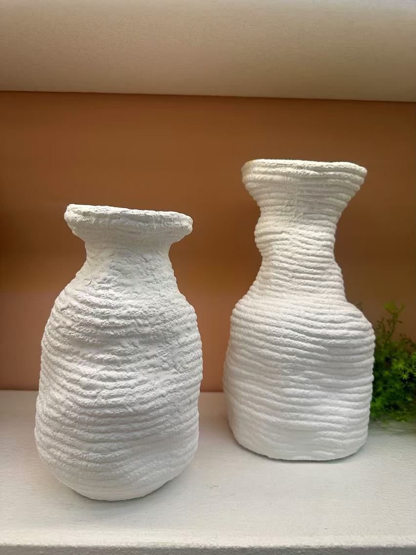 外贸跨境工艺品插花高颜值花瓶家居摆件轻奢高级客厅酒柜玄关摆件干花插花