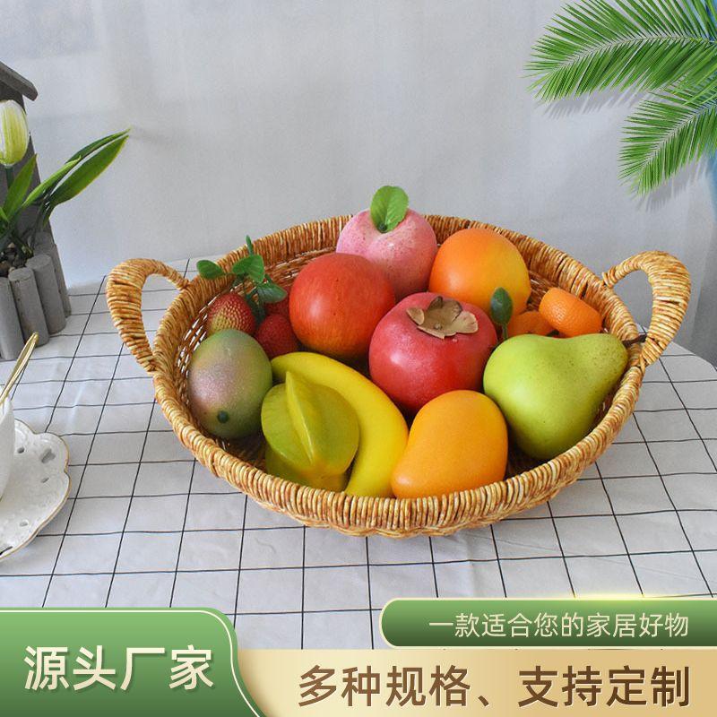 bread basket dessert candy snack rattan basket crafts handmade knitted basket bamboo woven creative home bread basket