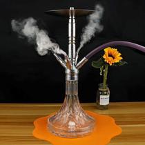 cross-border hookah full set stainless steel arabic hookah finished pipe hookah shisha tobacco pot