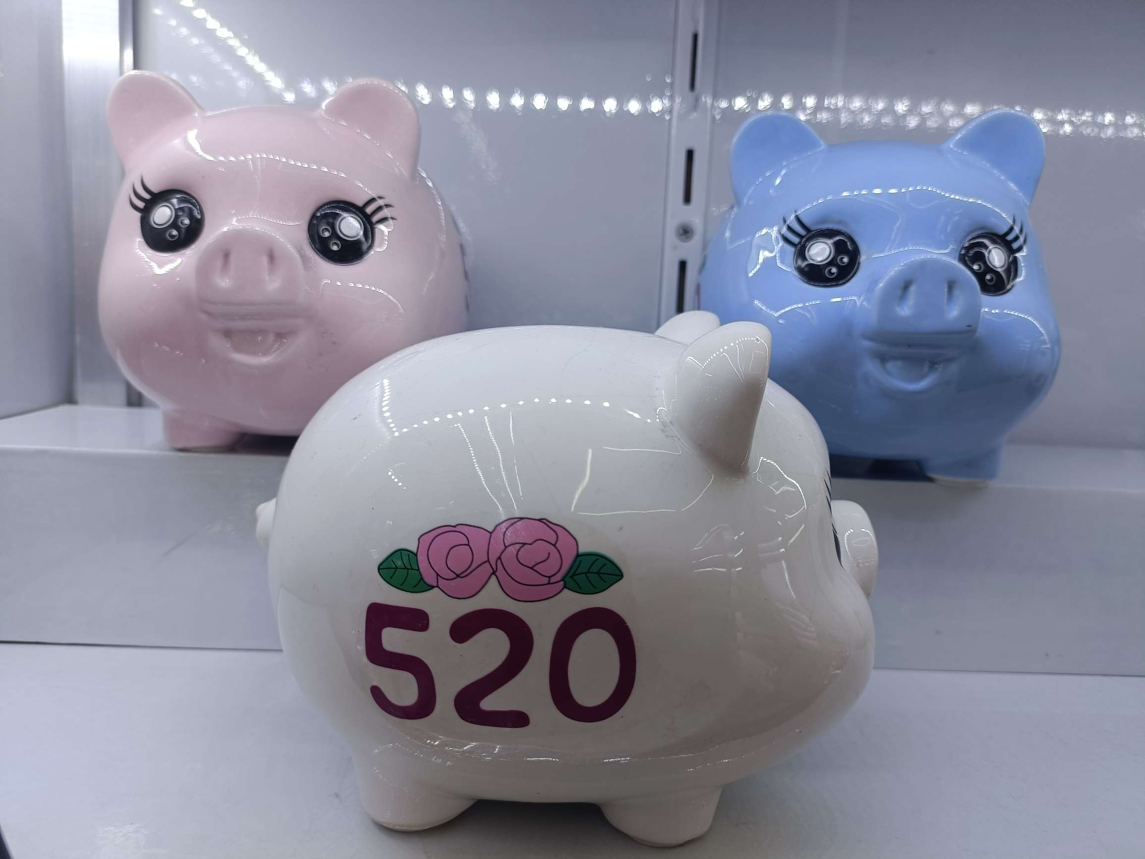 国潮风陶瓷，摆件，陶瓷工艺品，陶瓷存钱罐，陶瓷存钱罐