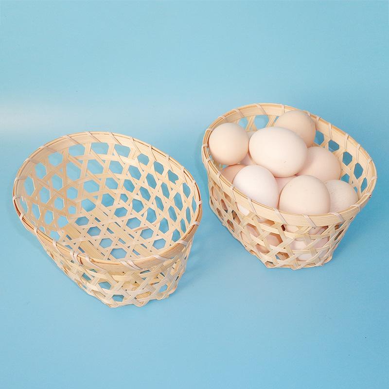 egg packaging bamboo basket factory wholesale bamboo plaited articles bamboo basket bamboo products wholesale breathable mesh basket
