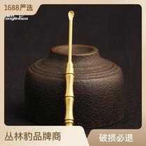 Handmade Brass Ear Pick Ear Picking Ear Cleaning Knot Ear Tool Creative Brass Toothpick Tool Toothpick Ear Pick