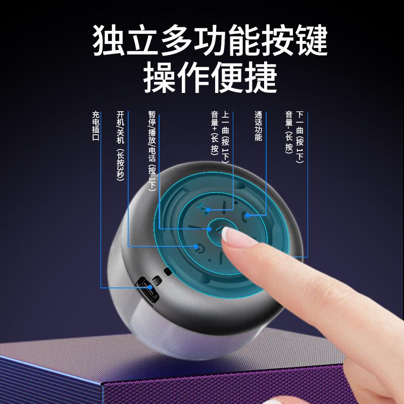 hot wireless bluetooth speaker large volume gift home office mini audio bass lock and load spray wholesale Application Scenario