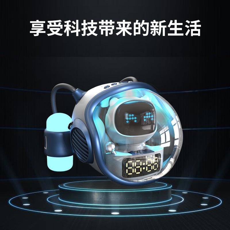 cross-border spaceship astronaut smart bluetooth speaker mini home small speaker wireless stereo creative gift Specification drawing