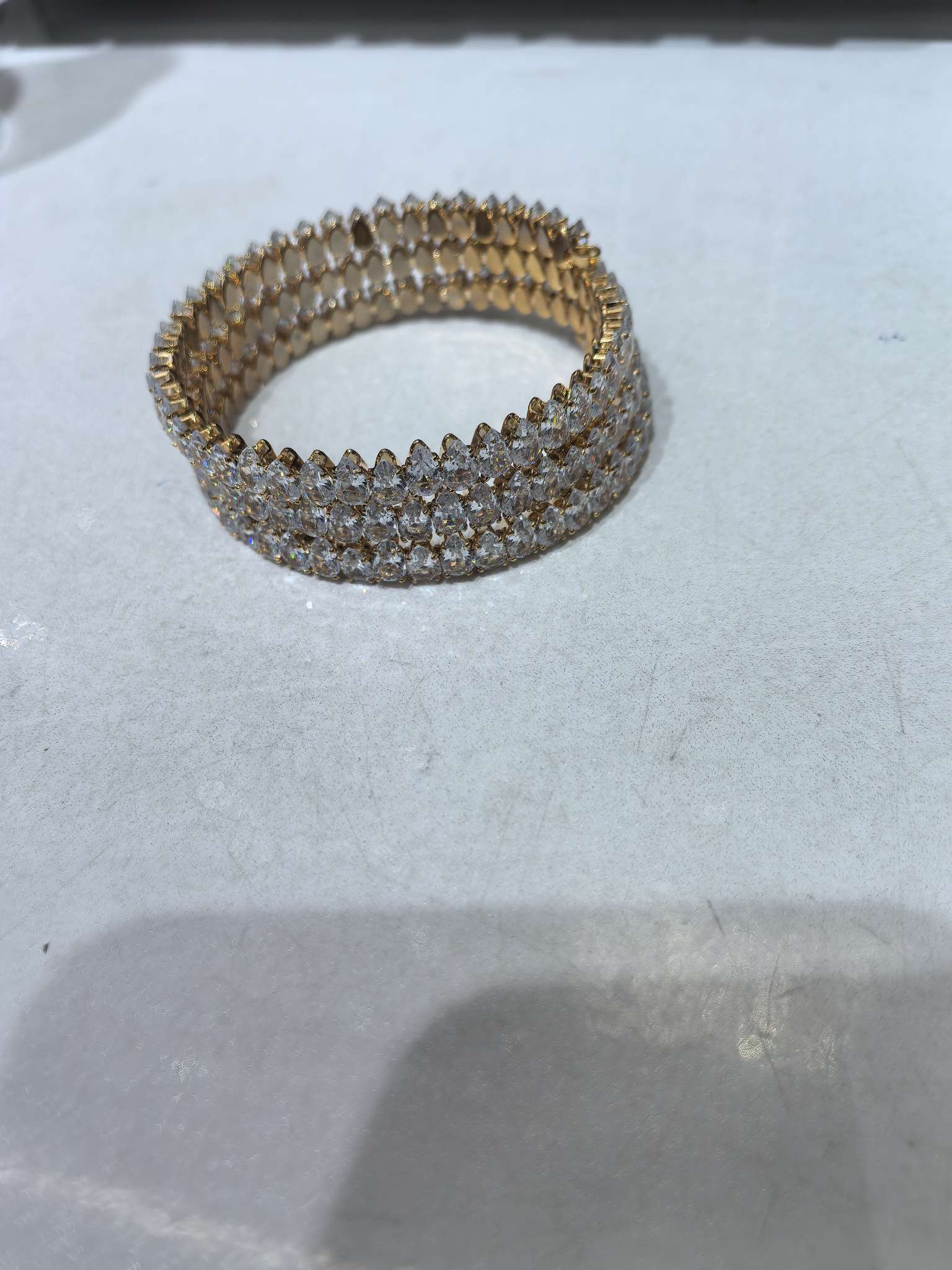 淡水珠饰品水晶锆石套链 树脂珠手镯女不规则名媛 项链 珠宝首饰定制 高级饰品珠宝饰品精致典雅淡水珠饰品水晶锆石套链树脂珠详情图4