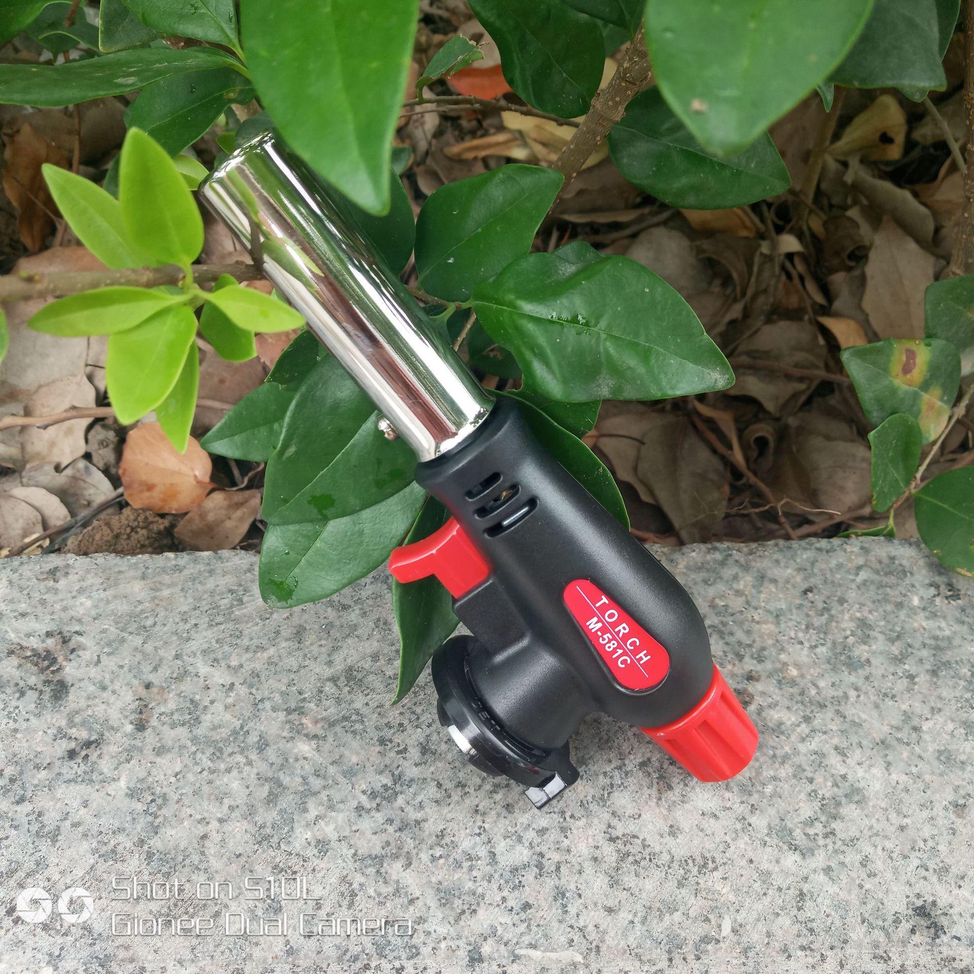 581c Cassette Air Welding Gun Outdoor Spray Gun Igniter Gas Gun Butagas Flame Gun Lighter Wholesale