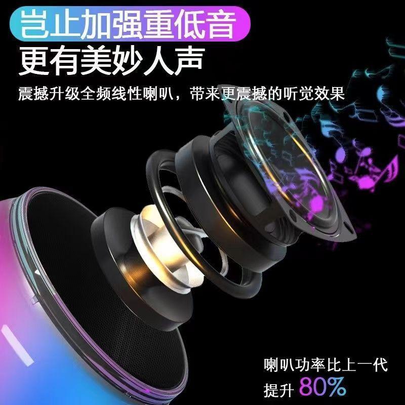 colorful light bluetooth audio outdoor speaker desktop subwoofer large volume mini mini bluetooth speaker gift manufacturer details Picture
