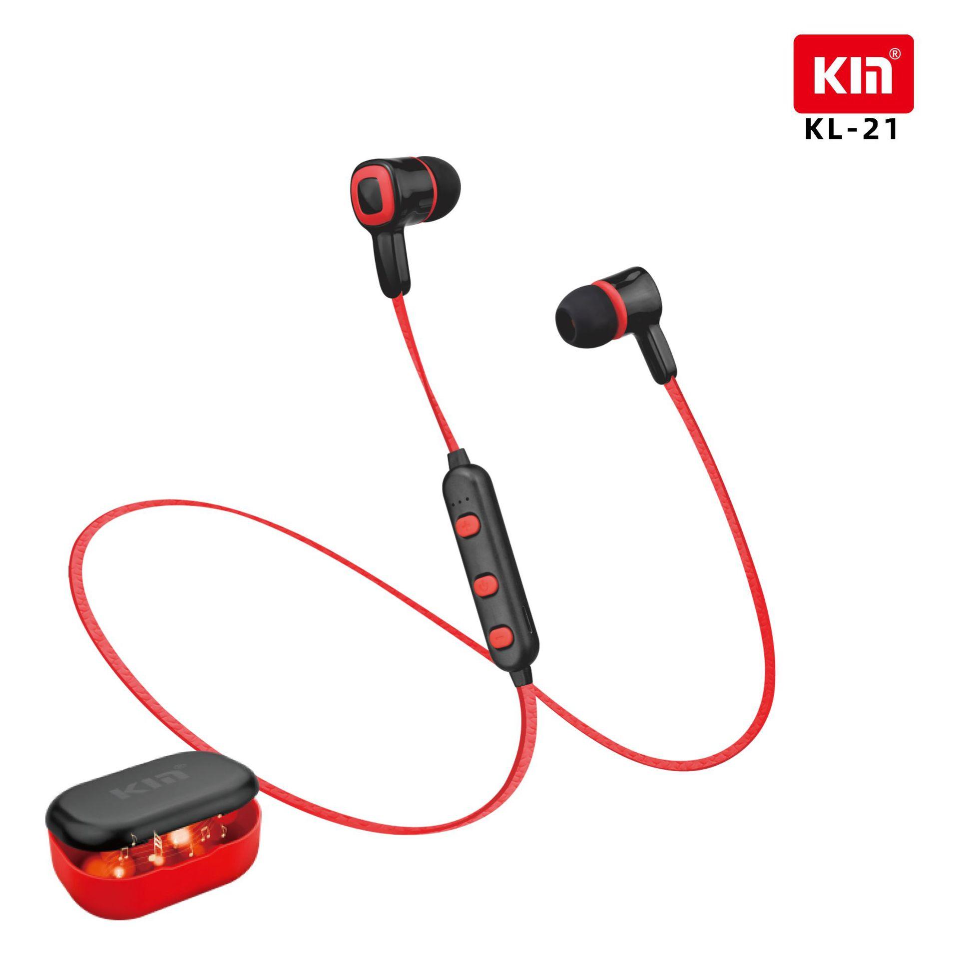 KM-KL21 Music Game Sports Running in Ear Earbuds Hanging Neck Wireless Bluetooth Headset