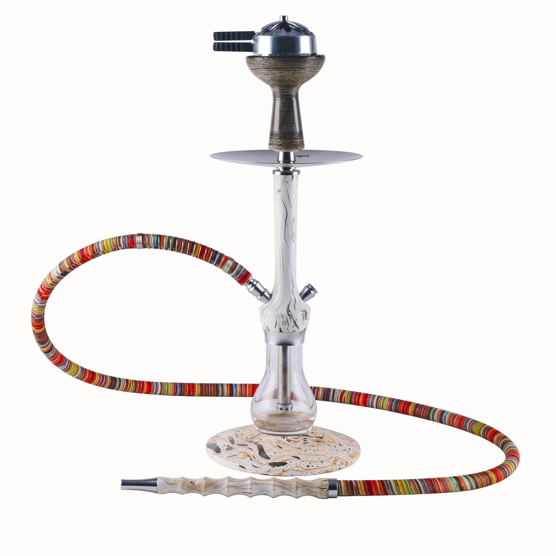 cross-border supply arabian hookah set wood hookah accessories hookah pot factory supply