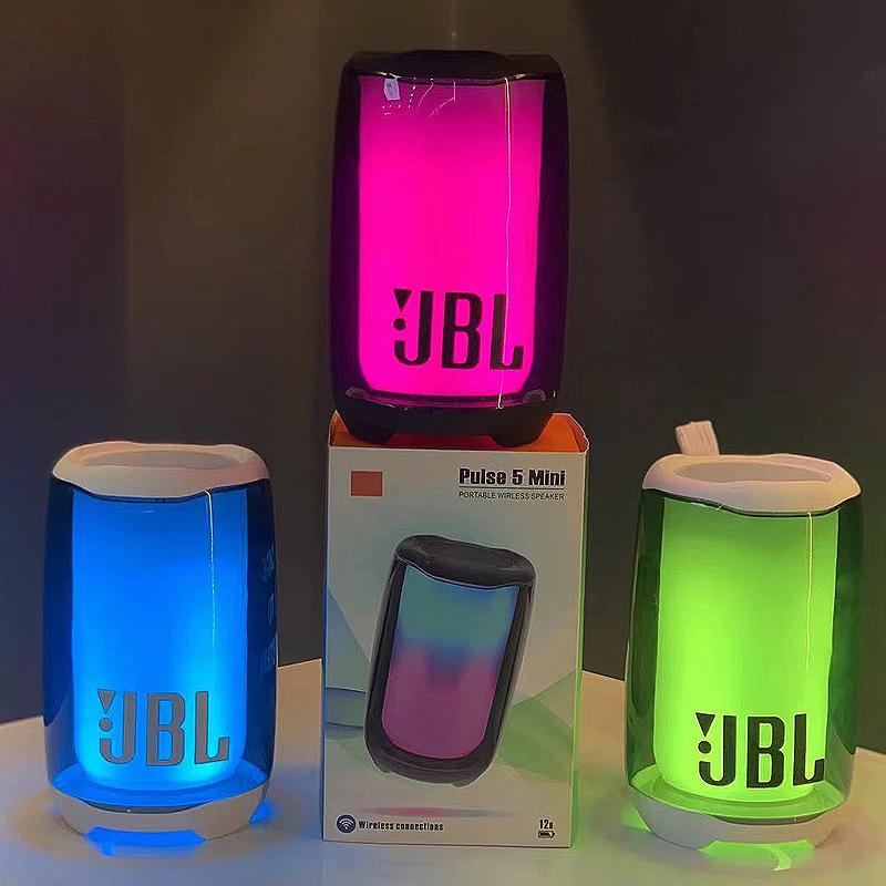 New Pulse 5mini Bluetooth Audio Pulse5 Bluetooth Speaker Portable Full Screen Light Extra Bass Gift