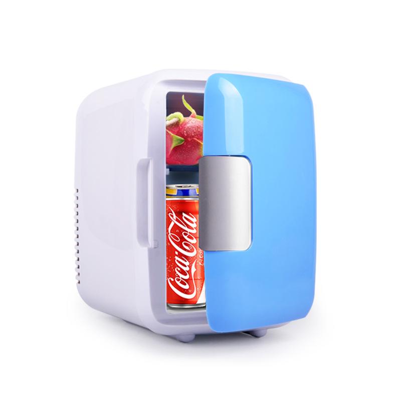 4l Car Mini Mini Refrigerator Outdoor Dormitory Mini Refrigerator Dual Use in Car and Home Portable Car Refrigerator