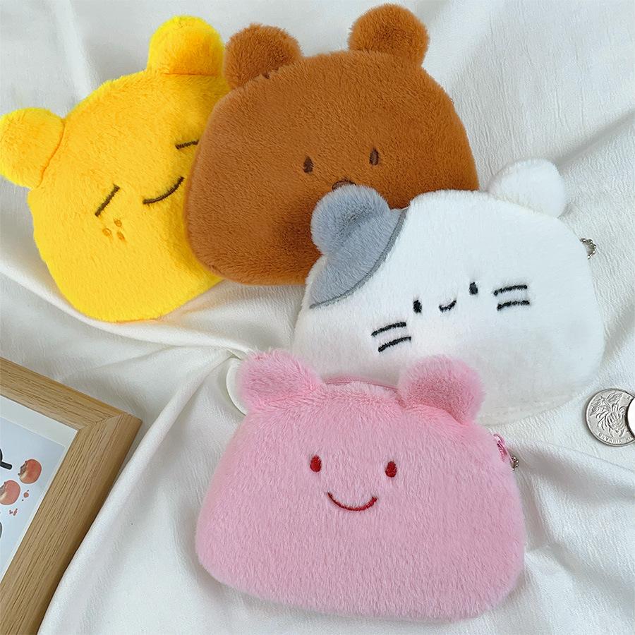 cute butter danny bear coin purse lovely bag coin bag headset lipstick sundries carrying case wholesale