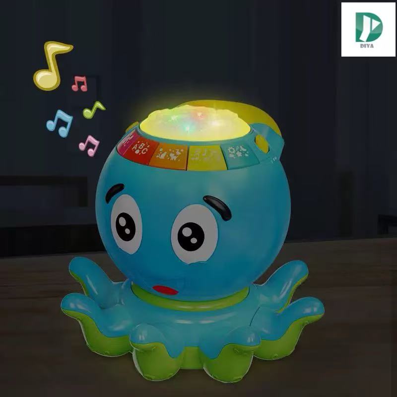 The 2024 new universal electric octopus hand drum is a baby percussion instrument with lights and music Application Scenario