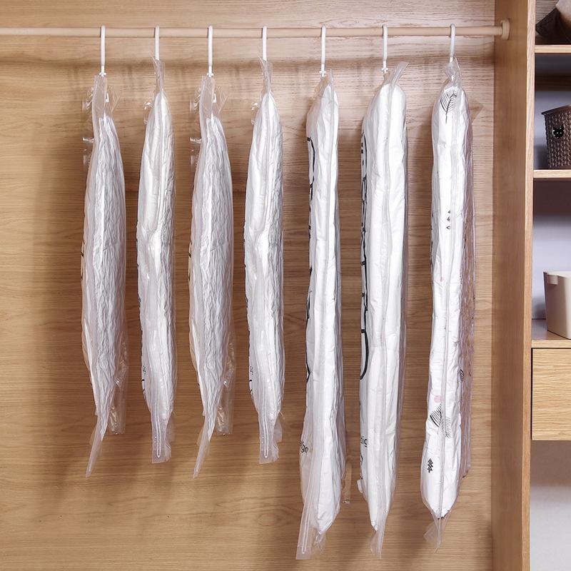 hanging quilt down jacket compression bag organizing folders vacuum bag large medium size collect clothes clothing storage bag full figure