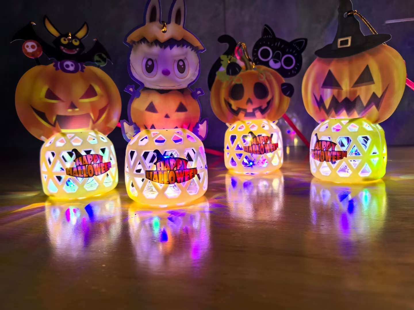 儿童玩具灯笼手提灯笼狂欢节道具万圣节万圣节装饰儿童金翅膀玩具详情6