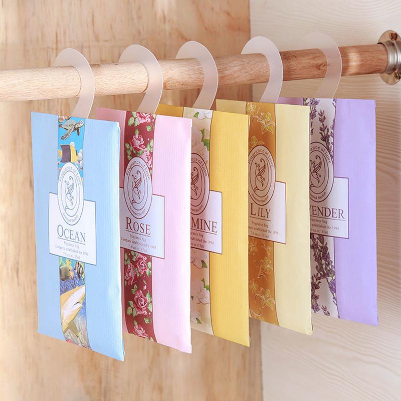 wardrobe fragrant lavender sachet factory living room wardrobe hanging sachet clothes car perfume bag sachet empty bag wholesale