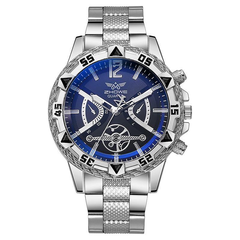 daifa new fashion european and american style men's business simplicity large dial alloy band men's watch middle east hot quartz watch Specification drawing