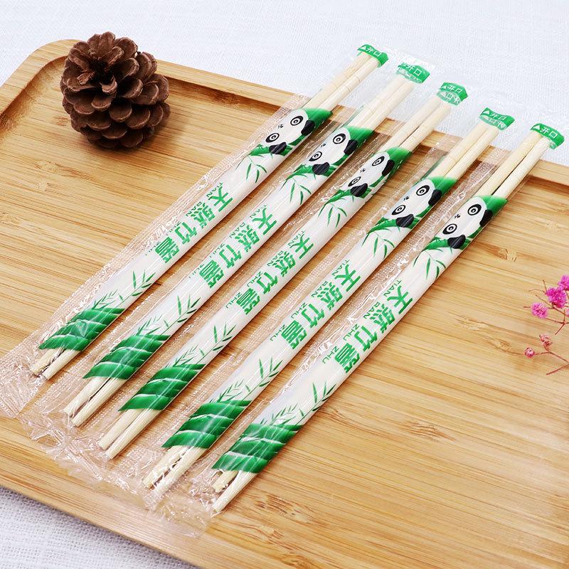 disposable chopsticks wholesale fast food takeaway commercial tableware sanitary panda roundheaded chopsticks convenient toothpick chopsticks bamboo chopsticks free shipping full figure