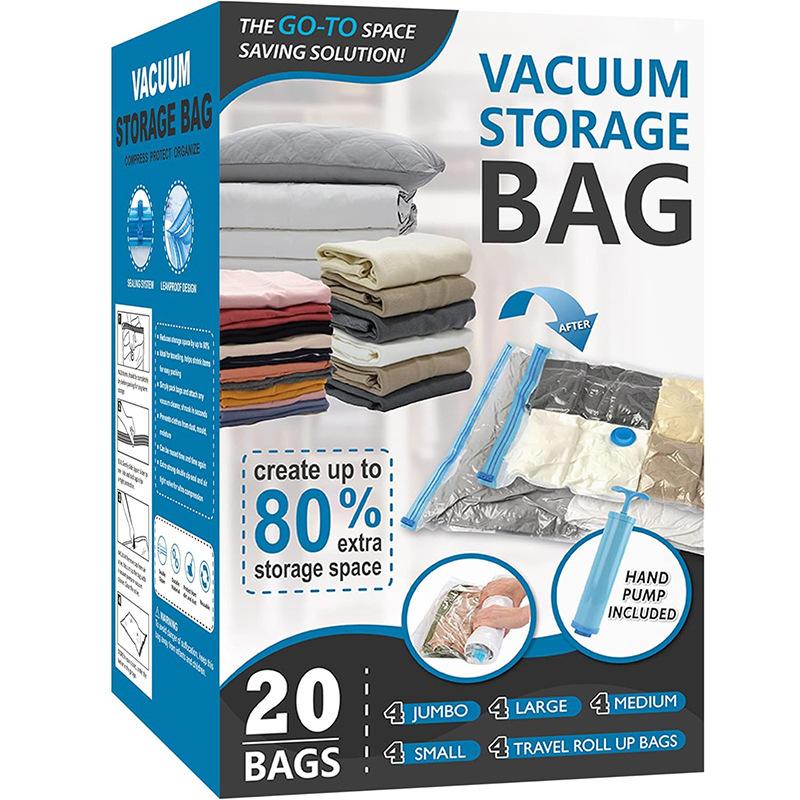 cross-border vacuum bag compression bag clothing compression bag quilt latex mattress amazon vacuum compression storage bag