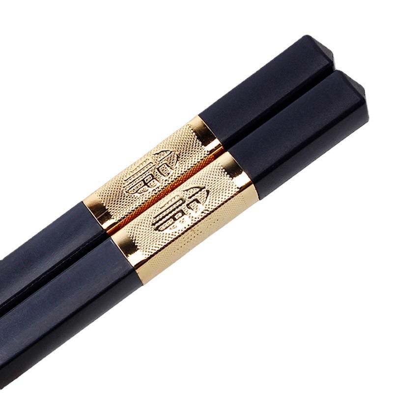 tiktok kuaishou internet celebrity live broadcast with goods jinfu alloy chopsticks home group purchase kuaizi wholesale hotel chopsticks Item Picture