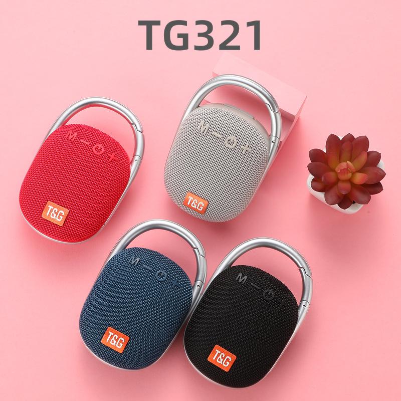 cross-border new arrival tg321 bluetooth speaker portable mini tws couplet small speaker creative led bluetooth speaker full figure