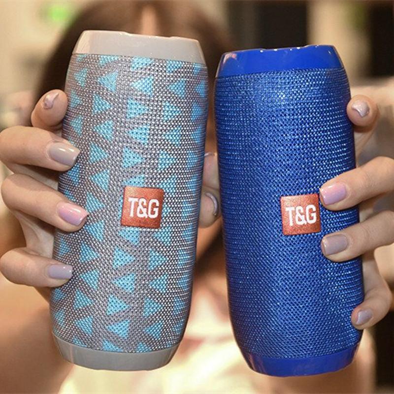 cross-border tg117 fabric bluetooth speaker portable outdoor card subwoofer small speaker home wireless speaker full figure