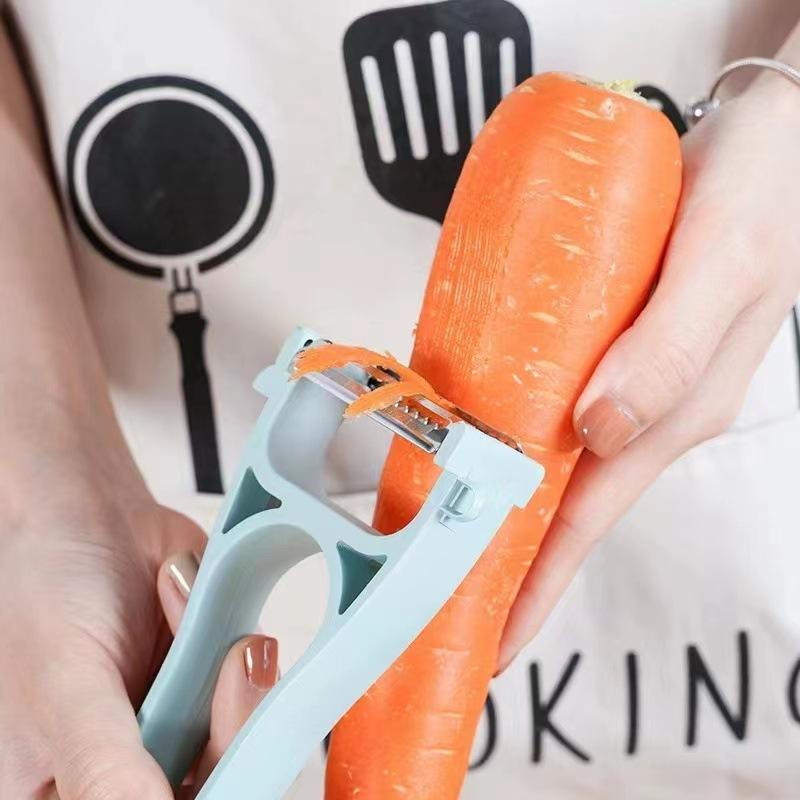 xingchen stainless steel tableware kitchen gadget carving knife stainless steel multi-purpose fruit ball scoop portable digging chopsticks full figure