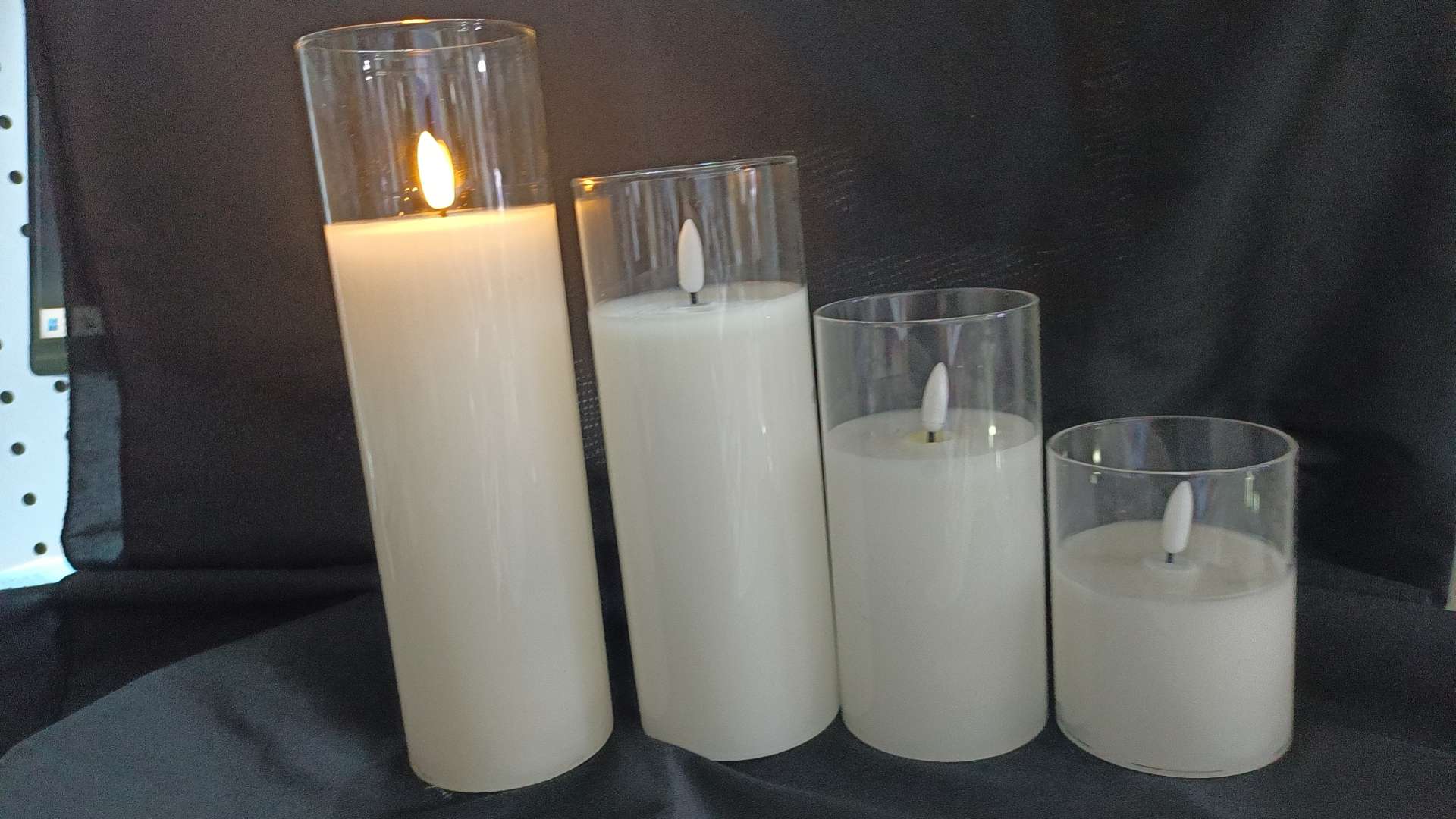 LED 子弹头 蜡烛灯 玻璃杯加蜡产品图